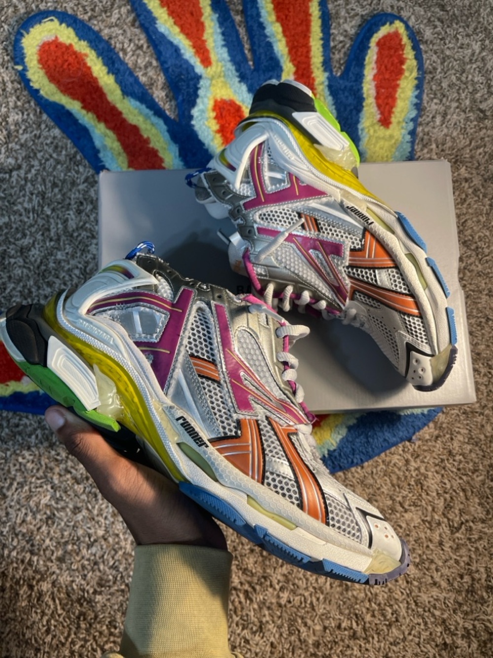 Multicolor Balenciaga Runners